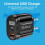Γρήγορος φορτιστής USB C 20W, διπλές θύρες PD + QC3.0, συμβατός με iPhone, Samsung Galaxy, Huawei 4