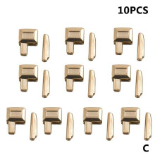 WSRRDRECVHi10Set/set Metall-Reißverschluss-Reparaturstopper Offenes Ende Schneider Fab K7F6Tool M9Q8