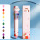 Στυλό ZKCCNUK10-Color Push, Πολυλειτουργικός Μαρκαδόρος 5ML, Σχολικά Είδη Γραφείου για 1