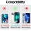 [2-pack] Συμβατό με iPhone13Pro Max 6.7" Προστατευτικό οθόνης με κιτ εύκολης εγκατάστασης, 4
