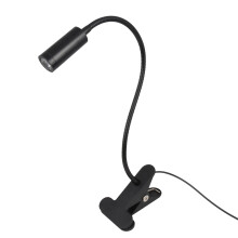 LED3W klipslys rørlampe læselampe arbejdsspotlight værkstedslampe hvidt lys