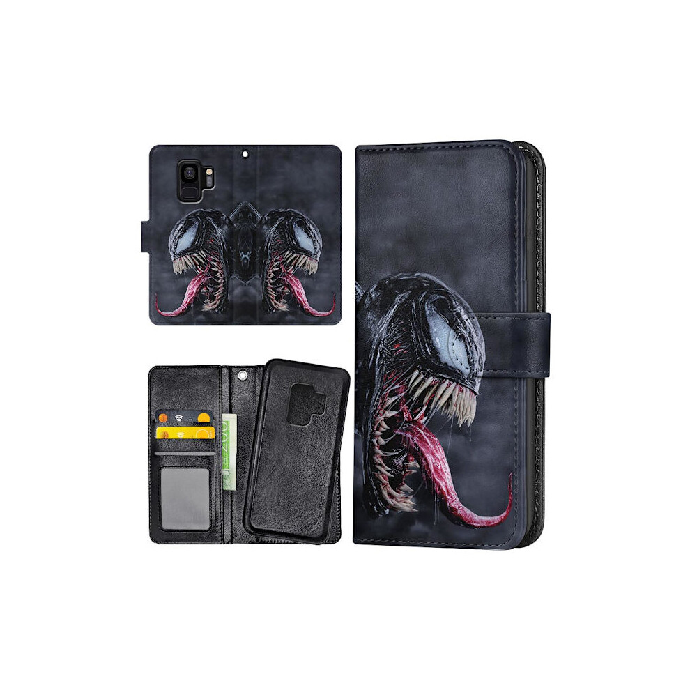 Compatible With Samsung Galaxy S9 - Wallet Case/Case Venom Multicolor 9773935117853