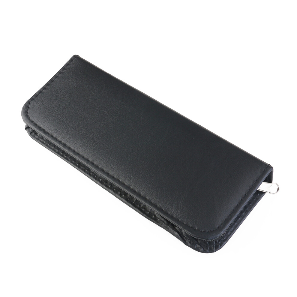 Black Professional Hairdressing Toolbag Pouch Barber Scissors Hand Bag (Black)