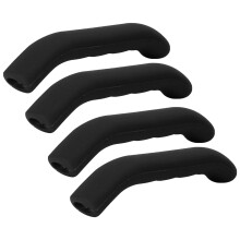 2 Pairs Bicycle Brake Levers Sleeves Simple Installation Universal Anti-Slip Brake Handle Protection Covers Accessories-Black