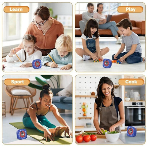 Visual Timer for Kids, Digital Timer with 60-Minute Countdown, Silent Timer for Desk Timer Clock for [HkkK] 2