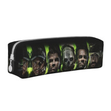Call Of Duty Modern Warfare Pen Pouch, compatible with black leather pencil holder, portable zipper case for pens, markers, makeup, coins, gift for