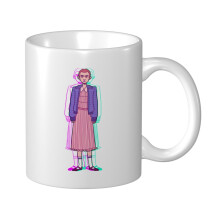 Stranger Things Comics Mug Coffee Cup For Cocoa, Tea, Beverages | Holds 12 Ounces Ceramic Camper Mug Small Coffee Cup