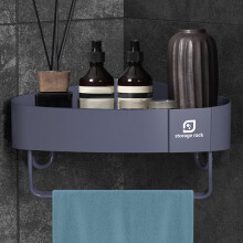 YANHAIGONG Organizzatore angolare per il bagno, pratico ripiano per lavabo per riporre oggetti sul piano del lavabo, organizer compatto e versatile