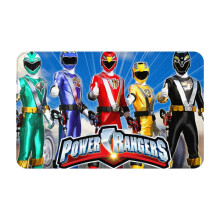 Power Rangers gepersonaliseerd flanellen vloerkleed voor binnen, geschikt voor huis, slaapkamer, badkamer, keuken, vloermat, decoratief vloerkleed,