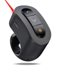 Presentatieklikker, USB-oplaadbare PowerPoint-klikker, vingerring RF2.4GHz presentatieklikker