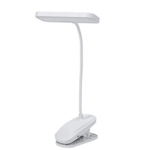 Luminária de mesa flexível com clipe, lâmpada de mesa LED recarregável, luz noturna # K4N2
