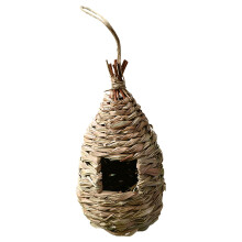 Kodinsisustuksen alennukset! Käsin punotut kolibrin talon linnunpesät, hibiskusruohoa jäljittelevät linnunpönttöä, puutarhan ripustettava