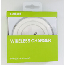 Carregador sem fio ORIGINAL compatível com Samsung Qi para Galaxy S6 Edge Plus Note4 5 - Branco