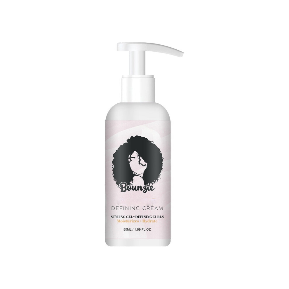 Bounzie Curl Defining Elastin 50ML - Hydrating Hair Oil for Wavy & Curly Hair, Moisturizing Styling Treatment for Dry Hair, Compatible with Acidic