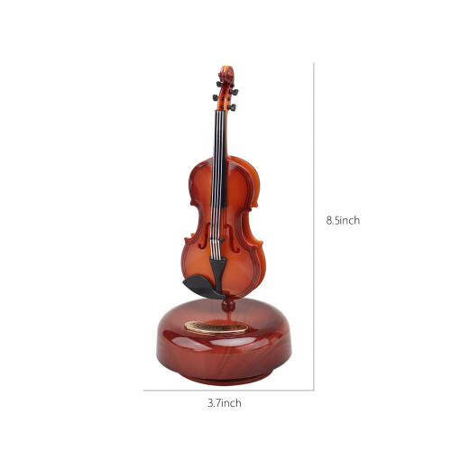 Jacenvly Toys Κορίτσια 3-6 ετών Μουσικό κουτί βιολιού σε προσφορά Μουσικό κουτί για 2