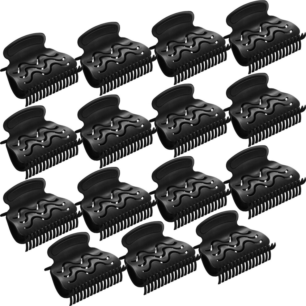 Hot Roller Clips Hair Curler Clips Set 15 Pack for Jumbo and Medium Rollers Secure Curl Hold