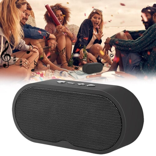 Bluetooth 5.0 Speaker - Mini Wireless Black 1