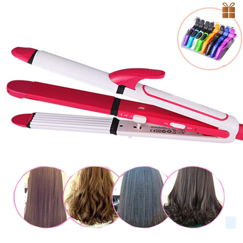 Hair Curling Iron Ceramic Hair Curler 20mm Barrel Fast Heat Up Adjustable Temperature AntiScald Tip
