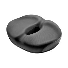 Cycling Comfort Seat Cushion Pad 29x22x8.5cm for Road and Mountain Bikes Black