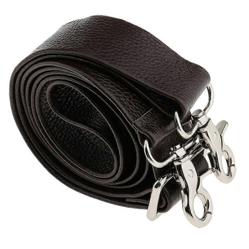 2 Pieces Mens Leather Replacement Bag Accessories Handle Strap 2