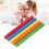Set di 5 tubi masticabili per bebé - Silicone multicolore e a prova di morso 7