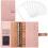 A6 Leather Notebook With 12 Loose-Leaf Zipper Pockets, Bill Change Storage Book 1