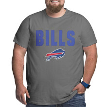 Bills Men Big and Tall Sports Short Football Team Logo Sleeve for Baseball Fans Gifts T_Shirt