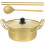 Στιγμιαία κατσαρόλα με noodles Ramyun από αλουμίνιο, κορεάτικα ramen, μεταλλικά chopsticks, 1