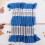 12 κουβάρια ThreadArt Premium Αιγυπτιακό Βαμβακερό Νήμα Κεντήματος | Μπλε | 6-κλώνο 1