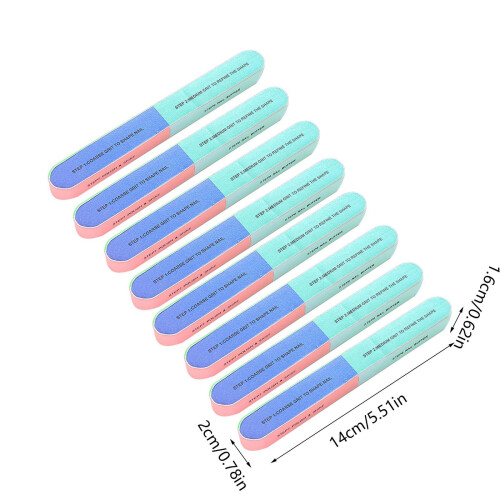 Λίμες και τσιμπιδάκια νυχιών Tkrady8Pcs, κιτ εργαλείων λείανσης και λίμας 1