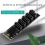3X M.2NGFF B-Key SATA Change Κάρτα επέκτασης 5 θυρών Κάρτα επέκτασης 6Gbps JM575Chipset 2