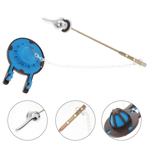 WSTEER2pcs Μοχλός έκπλυσης λαβής δεξαμενής τουαλέτας τοποθετημένος μπροστά με 1