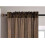 SAMIMPORT-2011 Brown Cross Pattern Rod Pocket Sheer Curtains, 54” x 84” (2 Panels) 3
