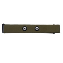 Chest Strap Heart Rate Monitor Adjustable Silicone Belt for Fitness Tracker Green