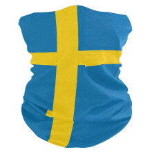 Sweden Flag Bandana Face Mask UV Protection Neck Gaiter for Cycling Running Outdoor Sports