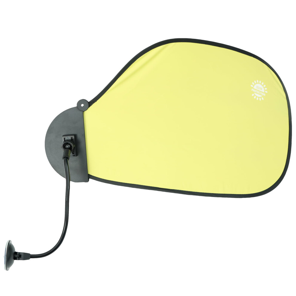 Laptop Sun Shade With Suction Cup, Adjustable Anti-Glare Visor For Working Outside, Folding Desk & Car Window Shade Cover 9482726584117