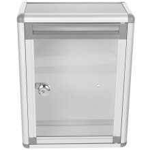 Mailbox Letter Storage Bins Aluminum Alloy Suggestion Case Card Metal Mother Staff