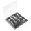 Flatware Storage Box with Lid, 5-Compartment Utensil Drawer Organizer, Dustproof Cutlery Tray, Plastic Silverware Organizer 1