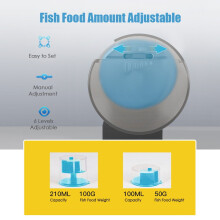 Electric feeder,Fish Feeder Adjustable Fish Dispenser Feeder Adjustable Fish Feeder Adjustable Fish Feeder Fish Dabey Havou