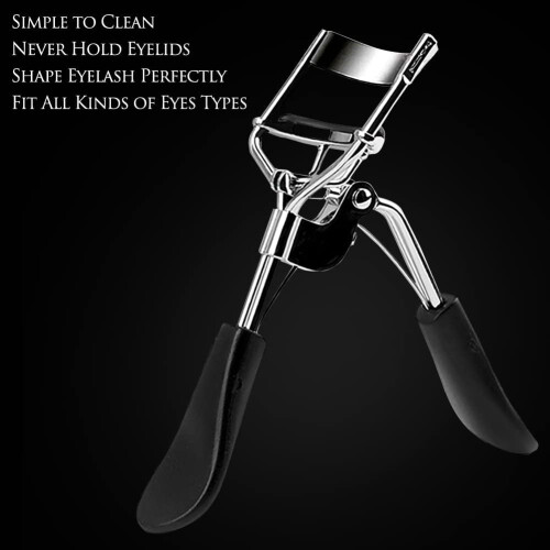 Pro Eyelash Curler Vegan Makeup Tool Creates Eye Opening Lifted Lashes Includes Additional Rubber Replacement Pad 2