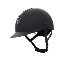 Equestrian Helmet Adjustable Lightweight Horse Riding Safety Gear for Adults Pink Black M