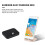 Support de chargeur micro de bureau pour téléphone portable, station de charge USB-C pour smartphone 3