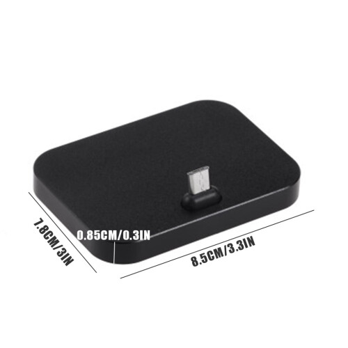 Support de chargeur micro de bureau pour téléphone portable, station de charge USB-C pour smartphone 1