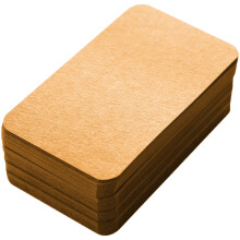 Mizh 300pcs Blank Kraft Paper Cards Studying Flash Cards Small Note Cards Index Cards