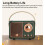 Retro Bluetooth Speaker Wireless Mini Speaker, Portable Outdoor Bl 4