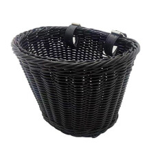 Panier enfant en osier noir 21 x 17 x 16 cm pour vélo, pour garçons et filles