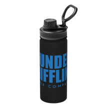 Dunder Mifflin Inc Paper Company isolerad vattenflaska 18 oz rostfritt stål ny sportvattenkokare bärbar kopp för resor utomhusgym