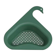Minder dan $5 - Multifunctioneel hangend zeefje en filtermandje, afdruiprek zonder boren, kunststof (groen), compatibel met GAZHEK