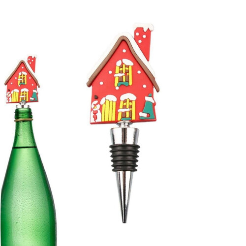 4 τεμάχια Χριστουγεννιάτικη Σειρά Wine Stopper Bar Διακόσμηση Χριστουγεννιάτικου 2