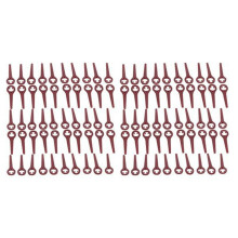 ckepdyeh100Pack Lâminas de Cortador de Grama Lâminas de Plástico para Cortador de Grama Lâminas de Corte para Jardinagem Facas de Reposição